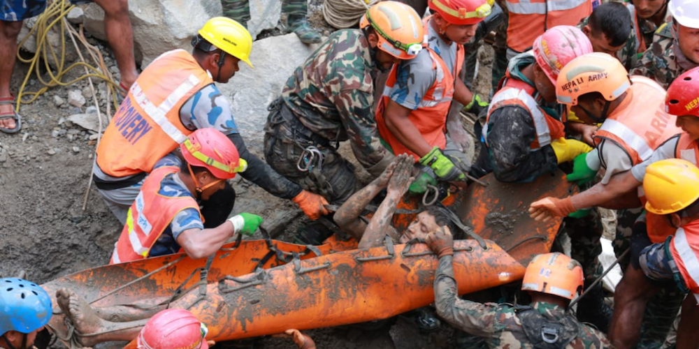 Rescue Operations in Nepal